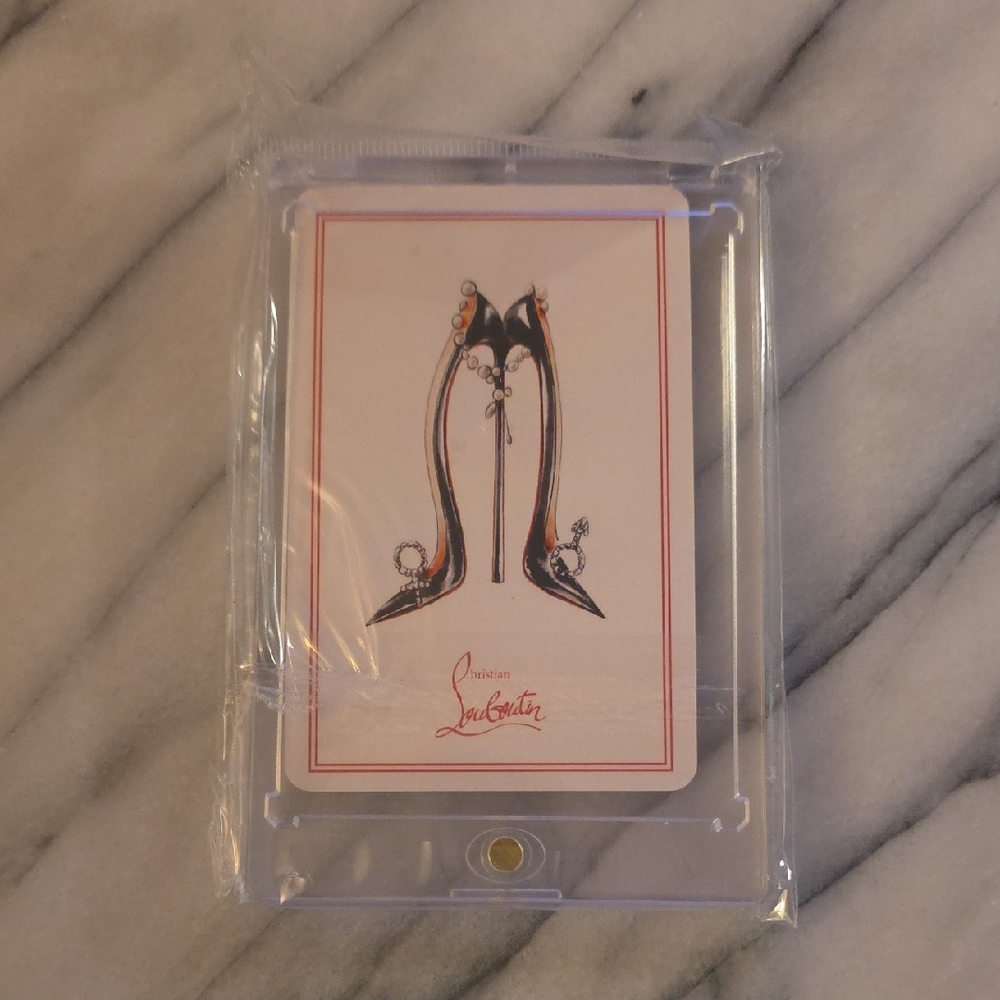 Christian Louboutin High Heel Illustration Playing Card #3 Of ♠️